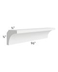 Charlotte White 96" Inside Corner Molding