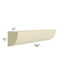 Casselton Ivory 96" Quarter Round Molding