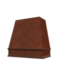 Cambridge Saddle Glaze Raleigh Smooth Tapered Hood with Classic Molding