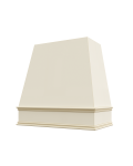 Cambridge Antique White Glaze Raleigh Smooth Tapered Hood with Classic Molding