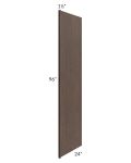 Vienna Kona Brown 24x96 Refrigerator End Panel with 1-1/2" Stile
