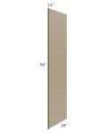 Tuscan Oyster 24x96 Refrigerator End Panel with 1-1/2" Stile