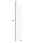 Signature Vanilla Glaze 24x84 Refrigerator End Panel with a 3" Return