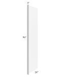 Signature Vanilla 24x96 Refrigerator End Panel with a 3" Return