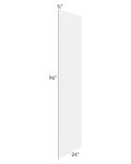 Stratus White 24x96 Refrigerator End Panel