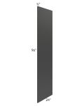 Vienna Black 24x96 Refrigerator End Panel