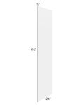 Salem White 24x96 Refrigerator End Panel