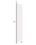 Midtown Cloud Shaker 24x96 Refrigerator End Panel with 3" Stile