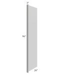 24x96 Refrigerator End Panel with 3" Stile