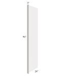 Vienna Cloud 24x96 Refrigerator End Panel with 3" Stile