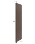 Vienna Kona Brown 24x96 Refrigerator End Panel with 3" Stile