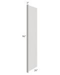 Salem Light Grey 24x96 Refrigerator End Panel with 3" Stile