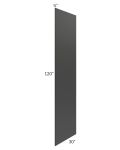 Midtown Black Shaker 30x120 Refrigerator Panel