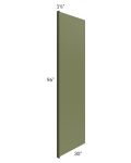 Midtown Hunter Green Shaker 30x96 Refrigerator End Panel with a 1-1/2" Return