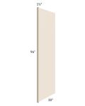Midtown Cream Shaker 30x96 Refrigerator End Panel with a 1-1/2" Return