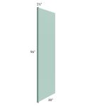 Midtown Mint Green Shaker 30x96 Refrigerator End Panel with a 1-1/2" Return