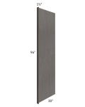 Salem Dark Grey 30x96 Refrigerator End Panel with a 1-1/2" Return