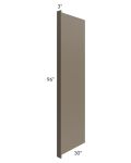 Tuscan Stone 30x96 Refrigerator End Panel with a 3" Return