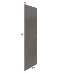 Midtown Dark Grey Shaker 30x96 Refrigerator End Panel