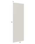Milan Beige Matte 30x96 Refrigerator End Panel