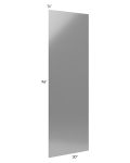 Milan Grey Gloss 30x96 Refrigerator End Panel