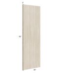 Milan Natural 30x96 Refrigerator End Panel with 3" Stile