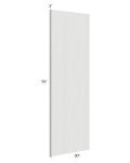 Milan Cream 30x96 Refrigerator End Panel with 3" Stile