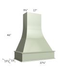Midtown Pistachio Green Shaker 36" Artisan Hood