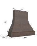Tuscan Kona Brown 48" Artisan Hood