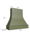 Midtown Hunter Green Shaker 48" Artisan Hood