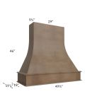 Midtown Mocha Shaker 48" Artisan Hood