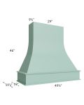 Midtown Sage Green Shaker 48" Artisan Hood