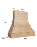 Midtown Timber Shaker 48" Artisan Hood