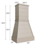 uscan Oyster 30" Farmhouse Hood