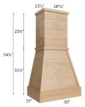 Vienna Timber 30" Farmhouse Hood