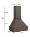 Tuscan Kona Brown 30" Signature Hood