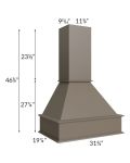 Tuscan Stone 30" Signature Hood