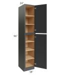 Royal Ebony Shaker 18x96 Pantry Cabinet