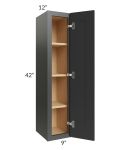 Royal Ebony Shaker 9x42 Wall Cabinet