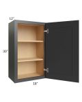 Royal Ebony Shaker 18x30 Wall Cabinet