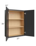 Royal Ebony Shaker 27x36 Wall Cabinet