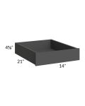 Venetian White Matte 18" Roll Out Tray (Low Height)