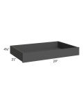 Venetian White Matte 33" Roll Out Tray (Low Height)