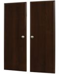 35 Inch Tall Deluxe Doors for Easy Track Closet System - Truffle (Pair)