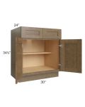 Royal Bronze Shaker 30" Base Cabinet