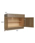 Royal Bronze Shaker 42" Base Cabinet