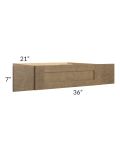 Royal Bronze Shaker 36" Knee Drawer (trimmable to 30")
