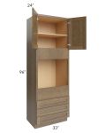 Royal Bronze Shaker 33x96 Oven Cabinet