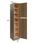 Royal Bronze Shaker 18x90 Pantry Cabinet
