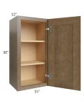 Royal Bronze Shaker 15x30 Wall Cabinet